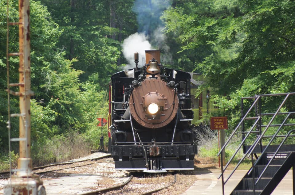 texas state railroad steam engine train