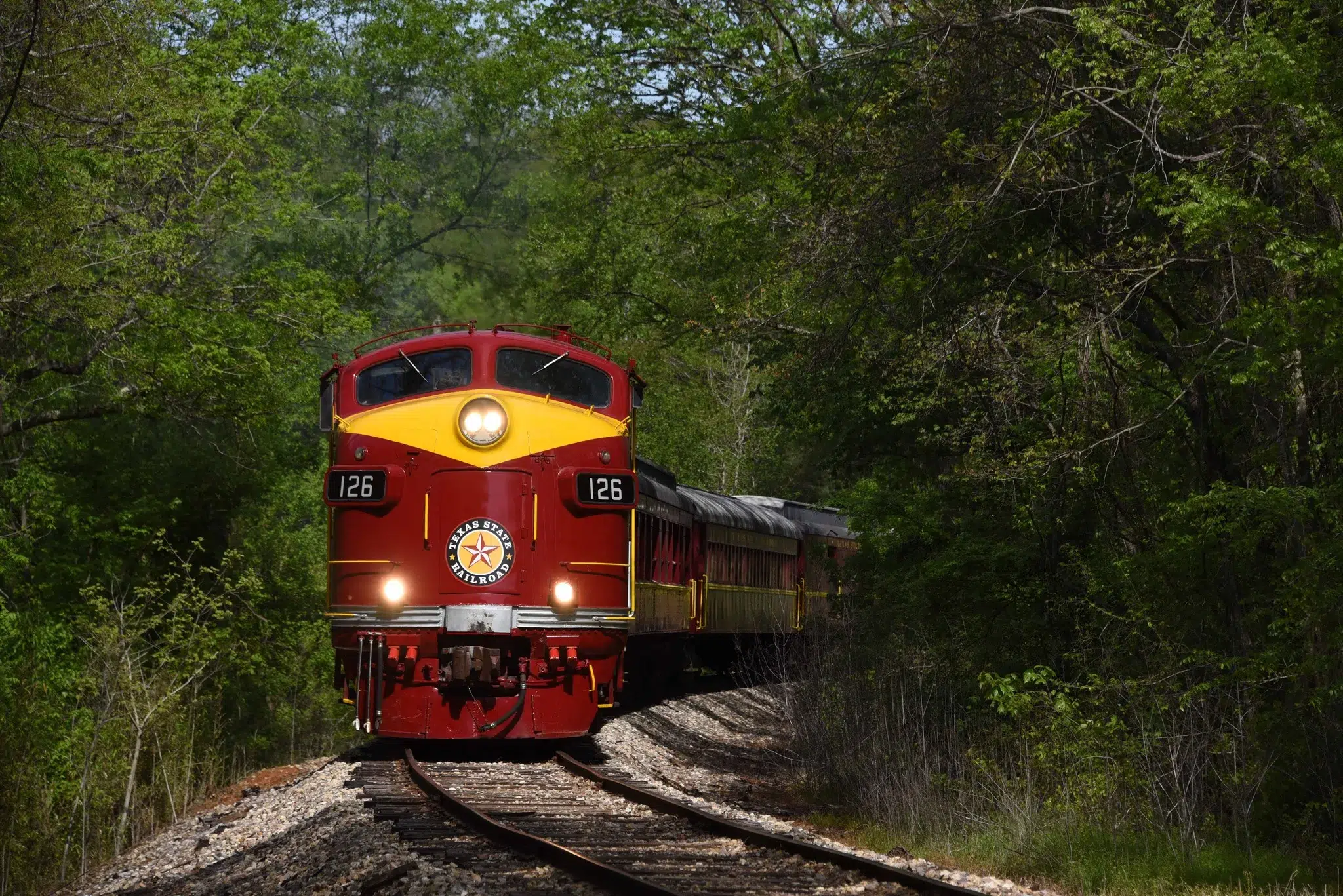 Piney Woods Express Diesel Train | Texas State Railroad